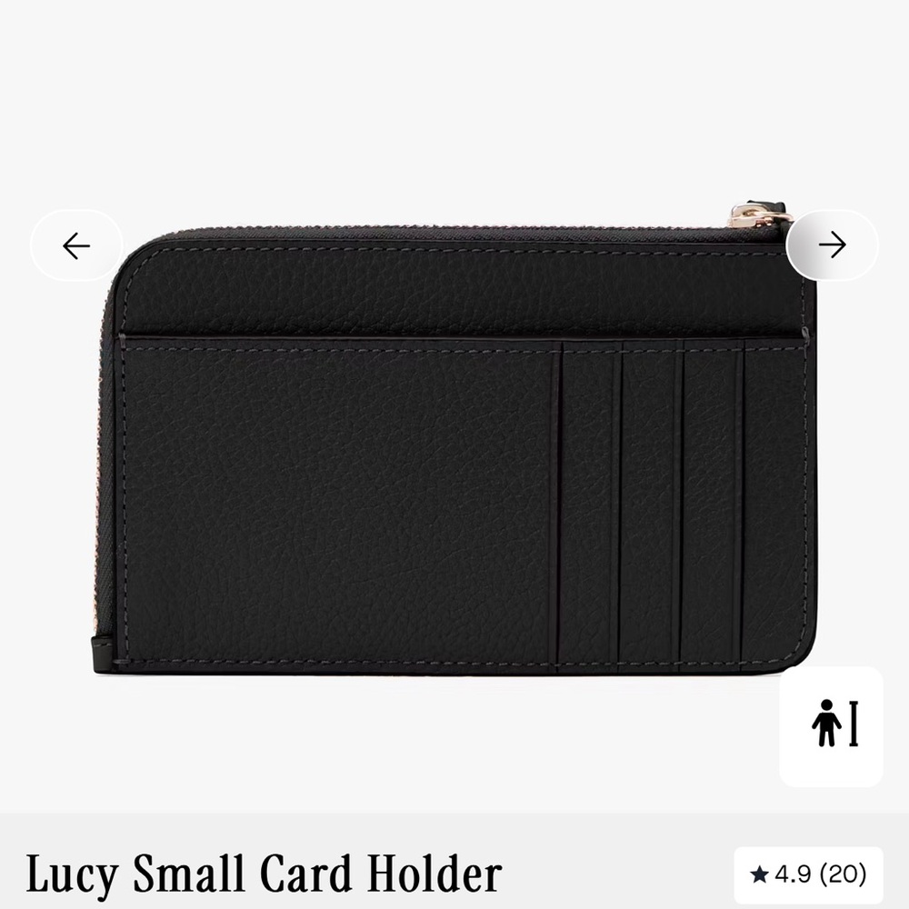 Kate Spade Lucy Small Card Holder Wristlet nwt in packaging - Picture 2 of 4